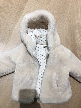Bonton baby sherpa cream jacket 12 months